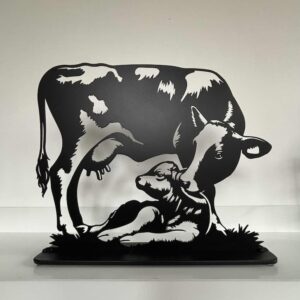 Statuette vache et son veau