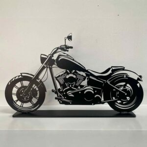 Statuette moto biker